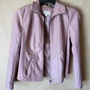 Style & Co Women’s Small Salmon Color leather Jacket